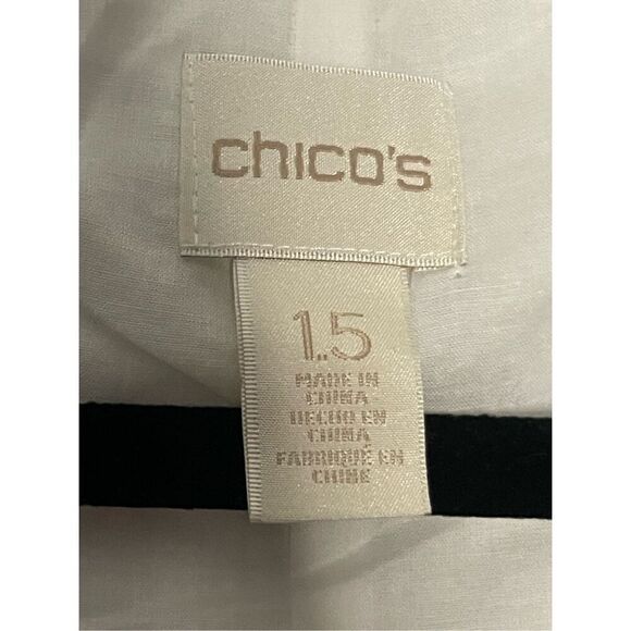 Chico’s Embroidered-Trim Maxi Dress - Picture 3 of 7